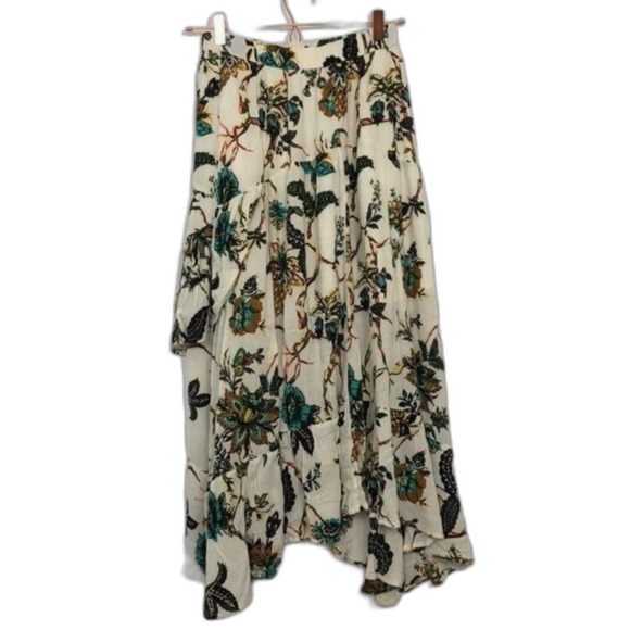 BP White Floral Maxi Skirt Excellent Used Condition Small (T253) - Picture 4 of 5